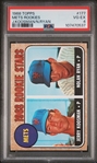 1968 Topps Nolan Ryan \ Jerry Koosman Rookie Card #177 PSA 4